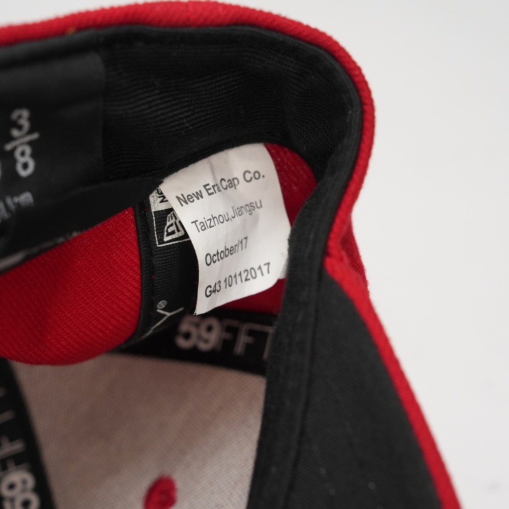 New Era 59FIFTY Los Angeles Angels Youth 6 3/8 Red‎ Fitted MLB On Field Cap - Picture 8 of 9